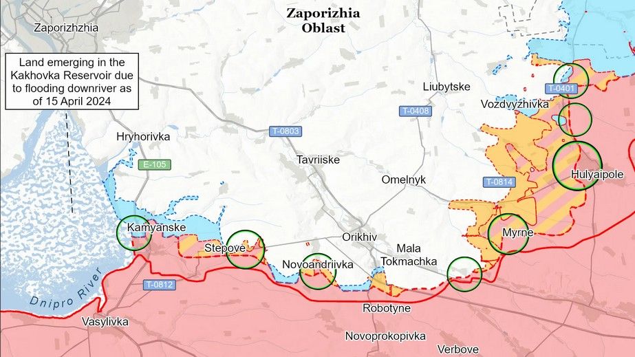 Россияне наступают, а ВСУ контратакуют на Запорожском направлении, &ndash; ISW
