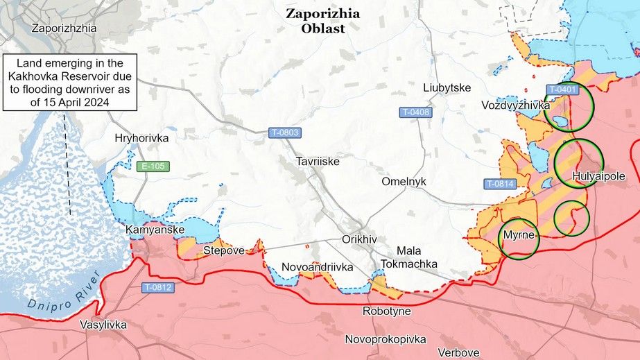Войска РФ не имеют успехов на Запорожском фронте, &ndash; ISW