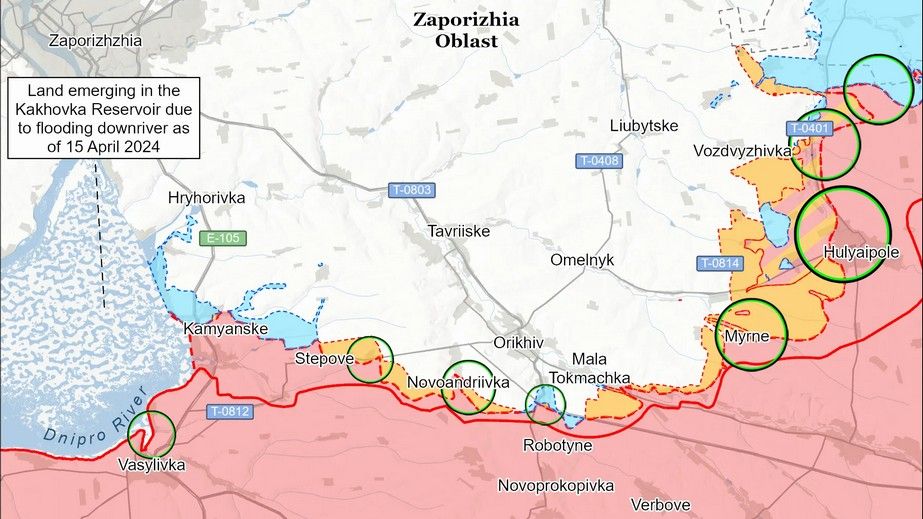Россияне не имеют успехов в Запорожской области, &ndash; ISW