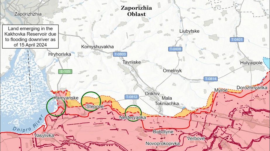 В ISW вважають, що окупанти не мають просувань у Запорізькій області