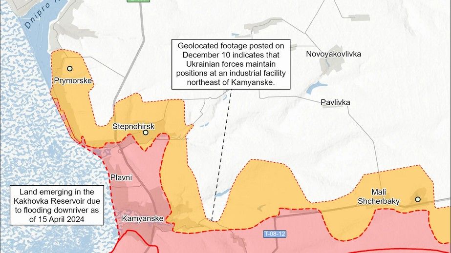 ЗСУ тримають позиції біля Кам'янського, попри заяви РФ про "успіхи" на Запоріжжі, – ISW