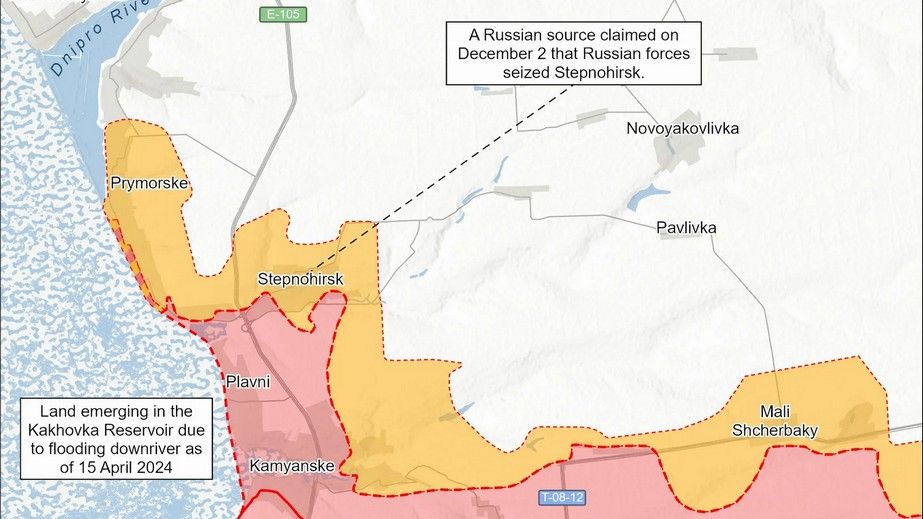 Атаки росіян на Запорізькому напрямку були марними протягом доби, – ISW