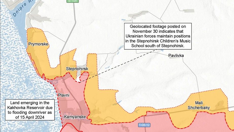 Силы обороны продвинулись в Степногорске на Запорожье, – ISW